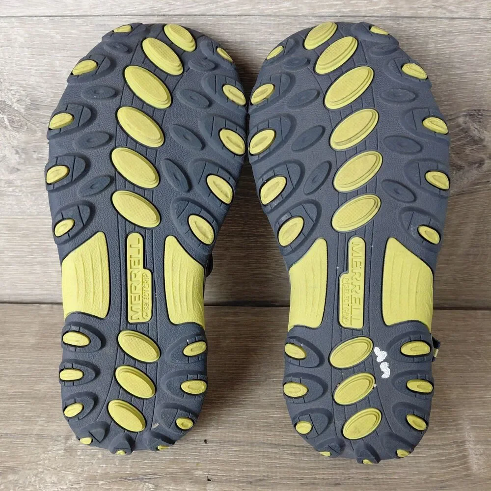 Merrell Sandals Kids 3 Gray Hydro H2O Hiker Slip On Outdoor Hiking Beach Shoes